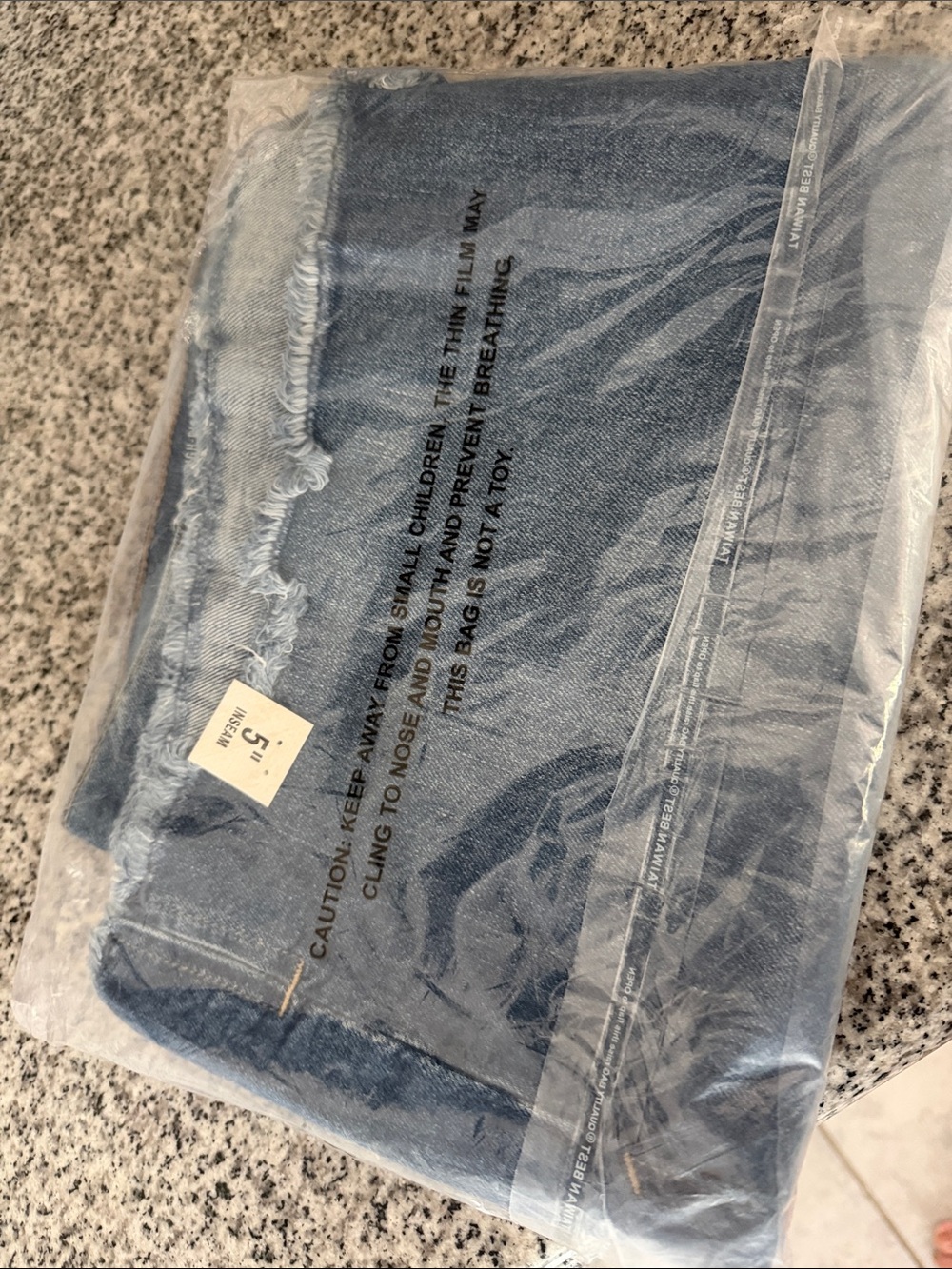 a.n.a Dark Blue Denim Boyfriend Short - Picture 3 of 7